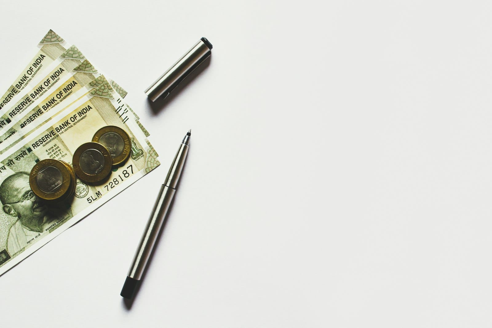 Personal finance illustration, money, savings and budgeting concept