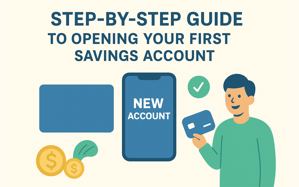 Home 6 Step by step guide to opening your first savings account