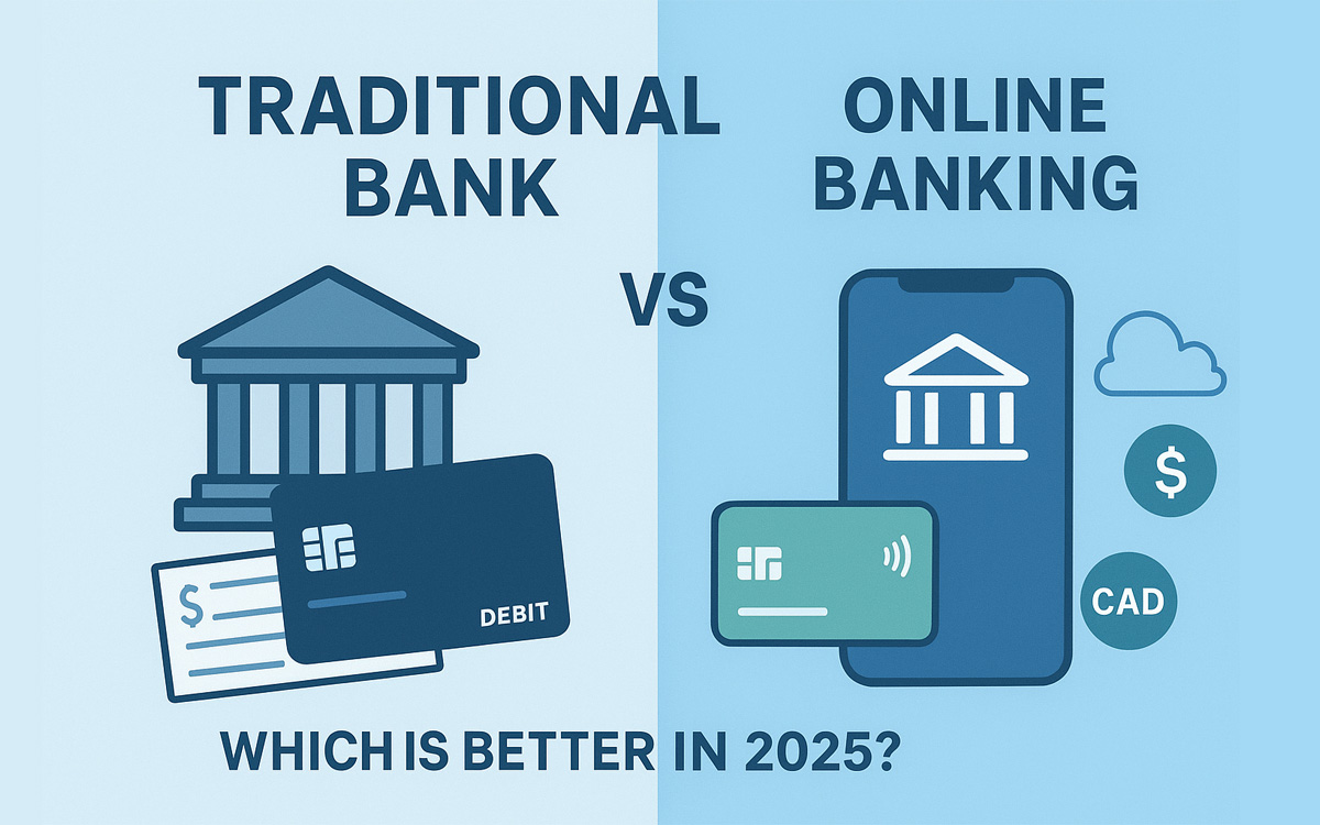 Traditional bank vs online banking in 2025