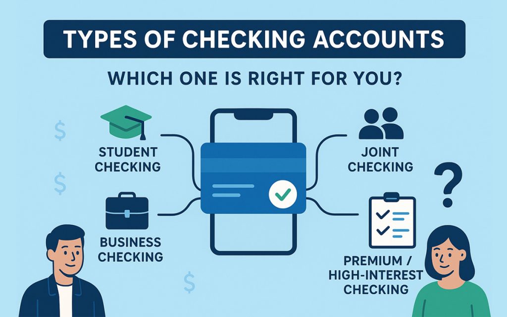 Types of Checking Accounts: Which One is Right for You? 1 Types of checking accounts