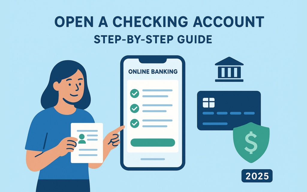 How to Open a Checking Account (Step-by-Step Guide) 1 open a checking account - step by step guide